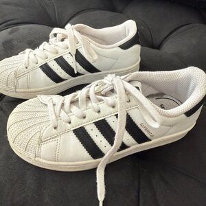 Adidas Kids Superstar White Black Sneakers